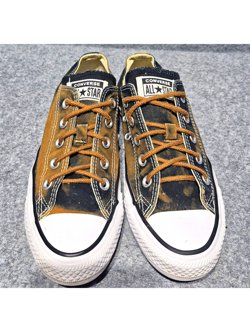 Converse Chuck Taylor All Star Low Top Sneaker Distressed Black/Brown M4 W6